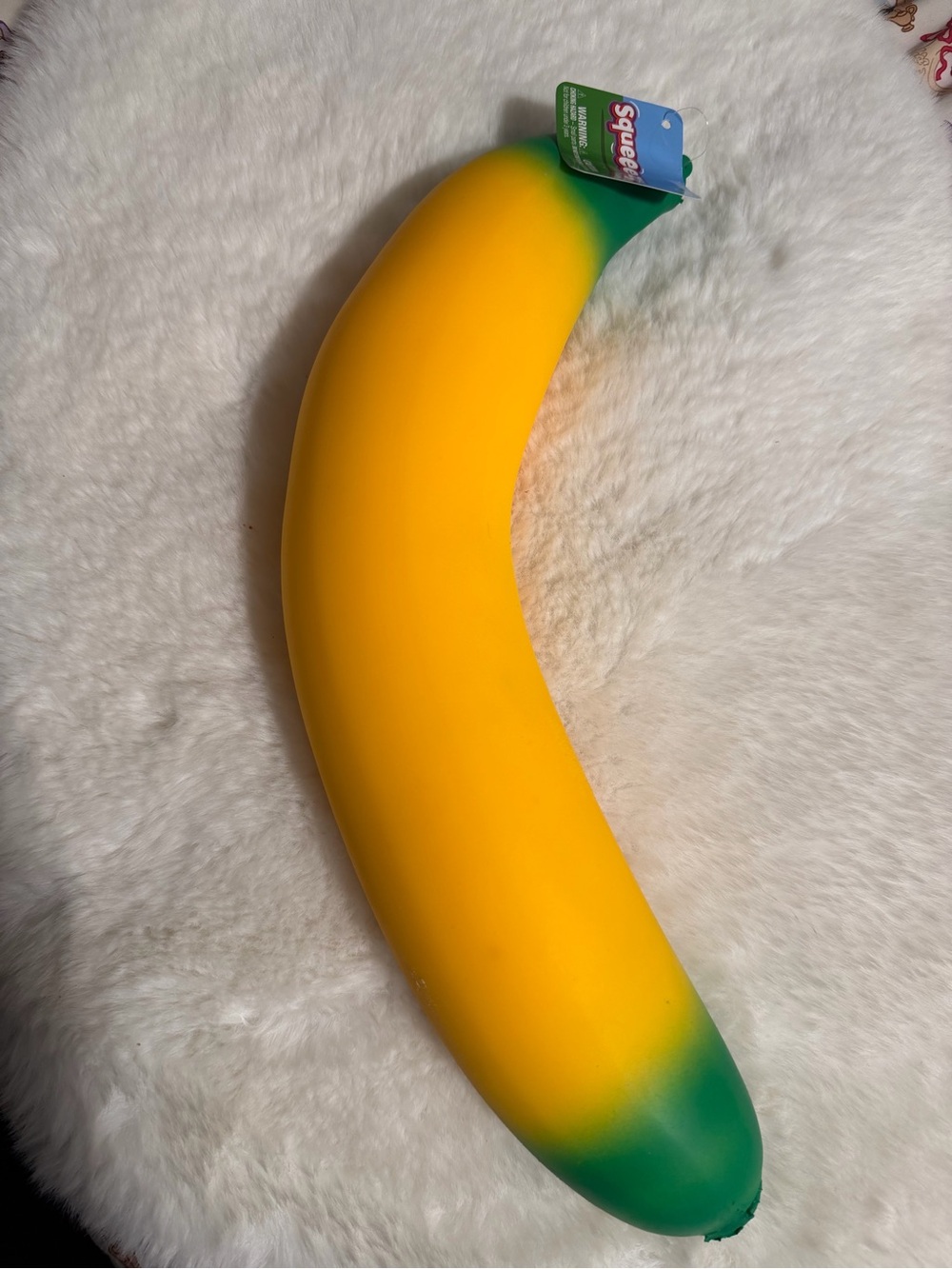 Squeeze Yellow and Green Giant Banana Squishy
